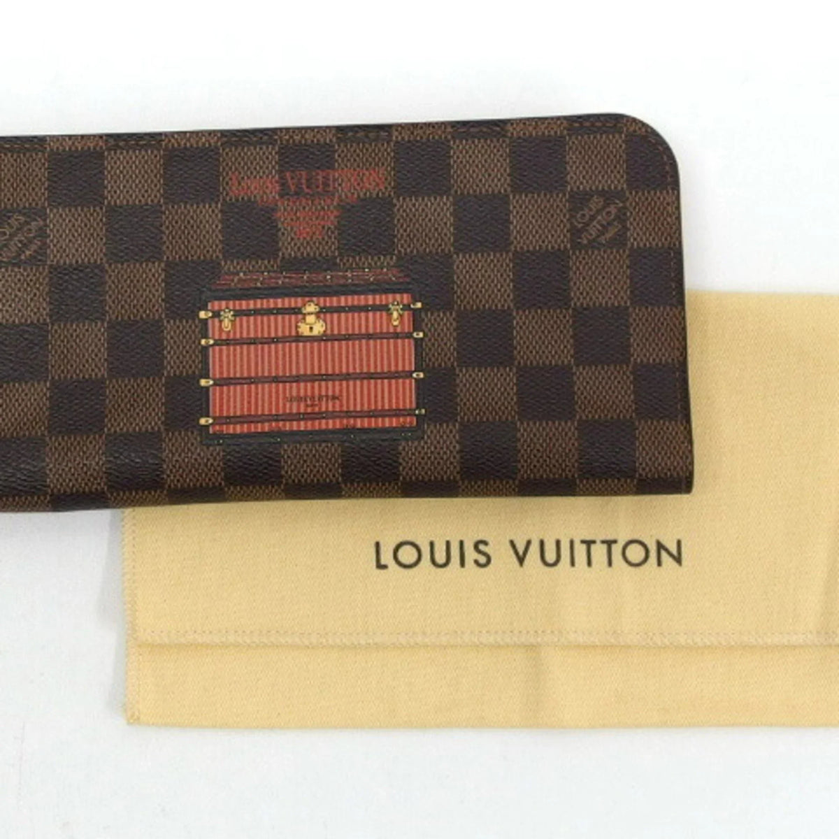 Pre-Owned Louis Vuitton Damier Portefeuille Insolit Bifold Long Wallet (Good)