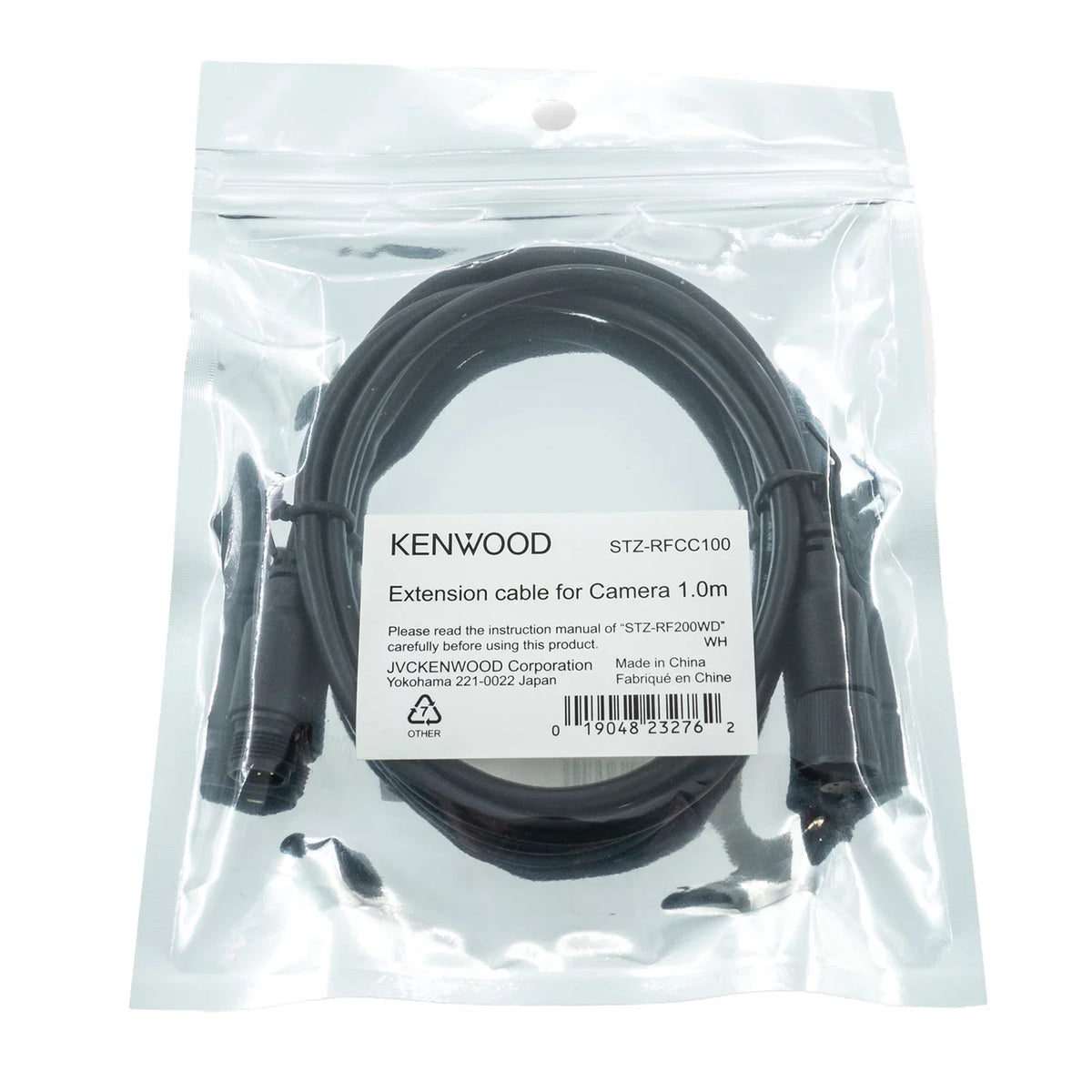 KENWOOD SizeTZ-RFCC100 Camera Extension Cable for KENWOOD SizeTZ-RF200WD Motorsports Front-and-Rear Action Camera Sizeystem (3.2 Ft.)