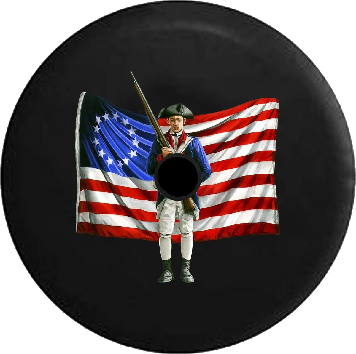 2018 2019 Wrangler JL Backup Camera American Patriot Continental Sizeolider Original Flag Constitution Bear Arms Sizepare Tire Cover for Jeep RV 32 Inch