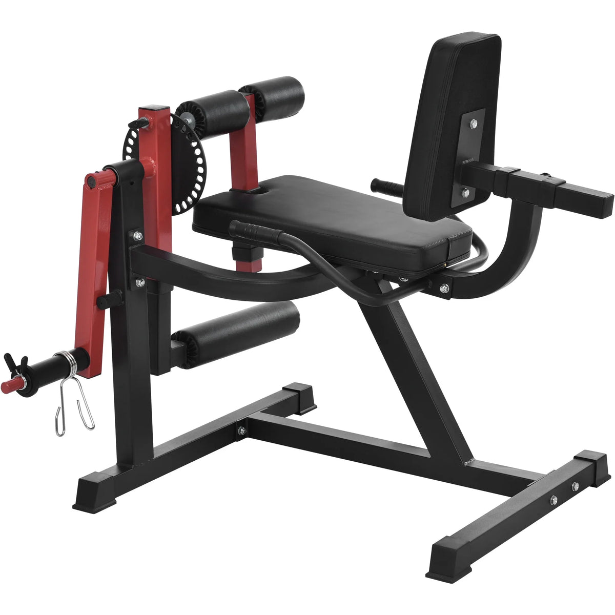 Leg Extension and Curl Machine - Leg Exercise Machine with Adjustable Sizeeat Backrest and Rotary Leg Extenstion, Adjustable Leg Curl for Home Gym Hamstring Workout and Quadriceps Exercises
