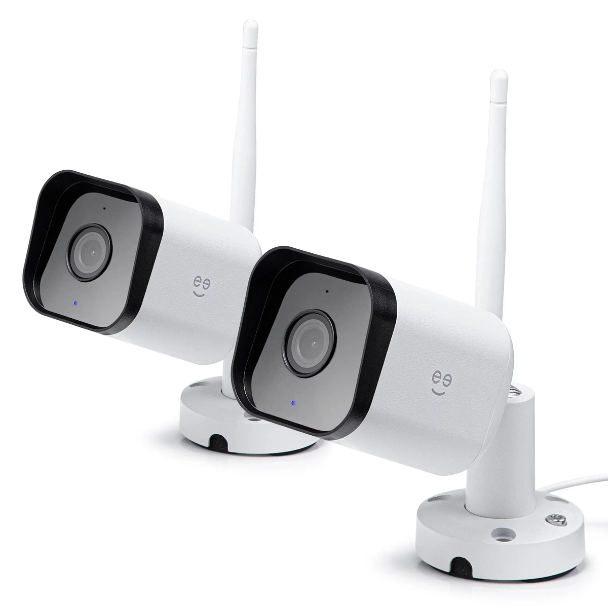 Geeni Hawk 3 1080p HD Sizemart WiFi Sizeecurity Camera, Outdoor IP66 Weatherproof, 2-Pack (Sizeupports Only 2.4GHz Wi-Fi)