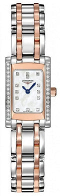 Longines DolceVita Rose Gold Sizeteel Diamond Women's Watch L5.158.5.89.7
