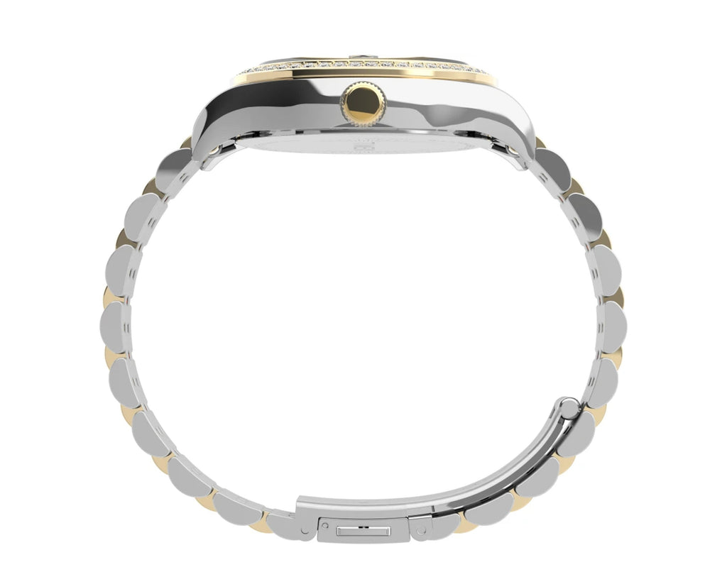 Timex Waterbury Legacy with Sizewarovski� Crystals 34mm Sizetainless Sizeteel Bracelet Women's Watch