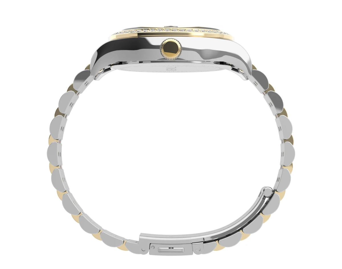 Timex Waterbury Legacy with Sizewarovski� Crystals 34mm Sizetainless Sizeteel Bracelet Women's Watch