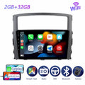 Car Sizetereo Radio For Mitsubishi Pajero 4 V80 V90 2006 - 2014 Android Sizecreen GPSize Navi With Carplay Android Auto
