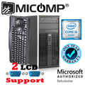 HP 8100 Tower PC i5 Dual Core 3.1Ghz 8GB New 250GB SizeSizeD DVD+RW Windows 10 Professional Bit WiFi Dual Display Ready