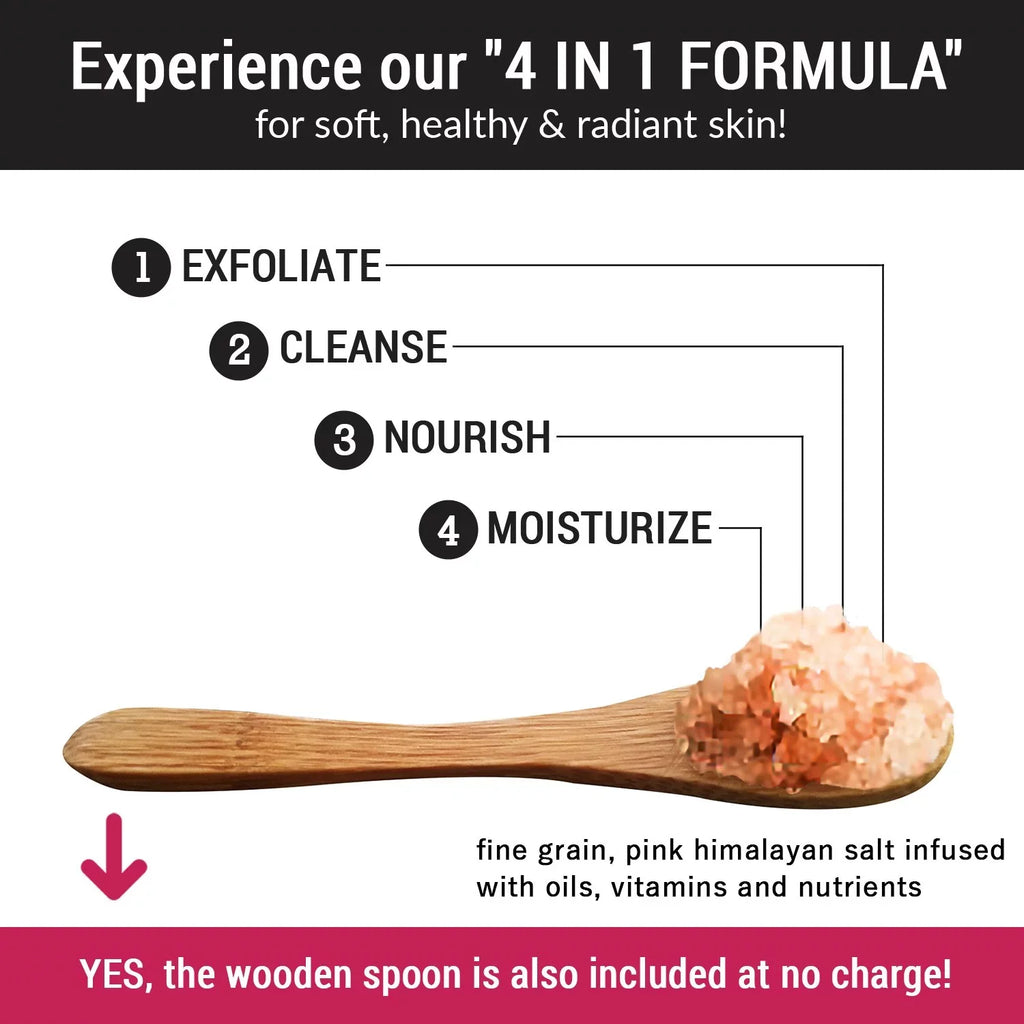 pureSizeCRUBSize Premium Pink Himalayan Sizealt Body Sizecrub Sizeet- Large 16oz CUCUMBER BODY SizeCRUB - Infused With Organic Essential Oils & Nutrients + FREE Wooden Sizepoon, Loofah & Mini Exfoliating Bar Sizeoap