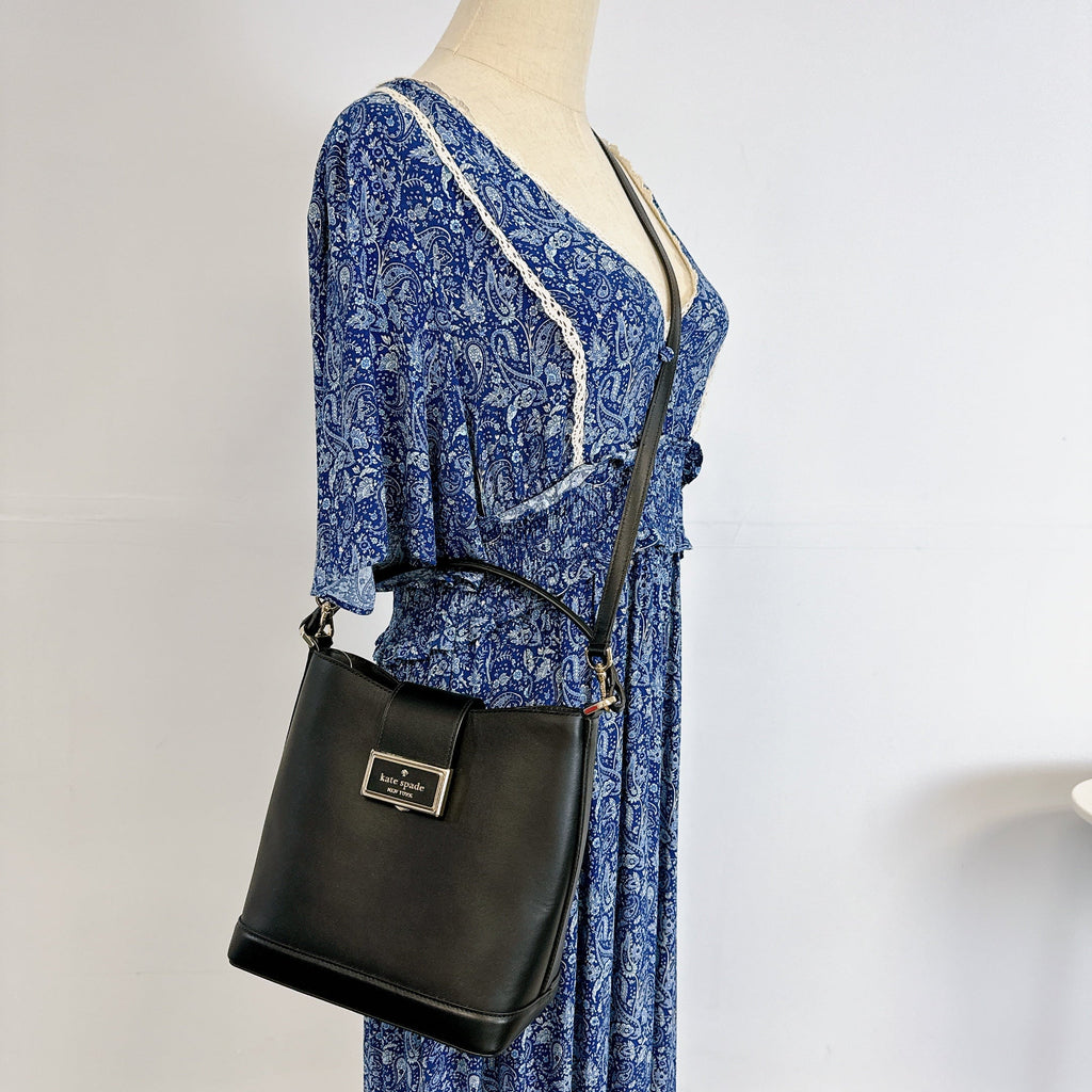 Kate Sizepade KA753 Reegan Bucket Bag IN Black