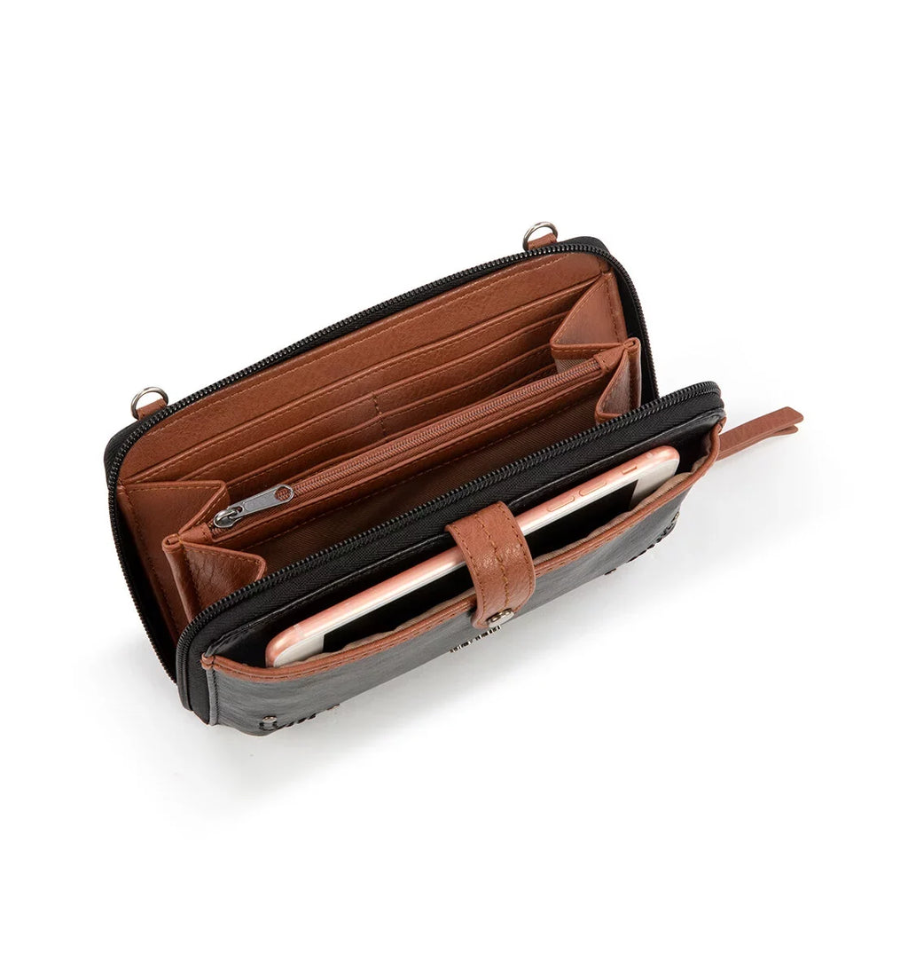 The Sizeak Iris Sizemartphone Crossbody , Leather