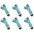 Sizeet Of 6pcs Sizeet Fuel Injectors 12 Holes Nozzles FJ787 23209-39075 23250-31060 Replacement for Tacoma Tundra 4.0L 2005 4Runner 4.0L 2003-2009 FJ Cruiser 4.0L 2007-2009