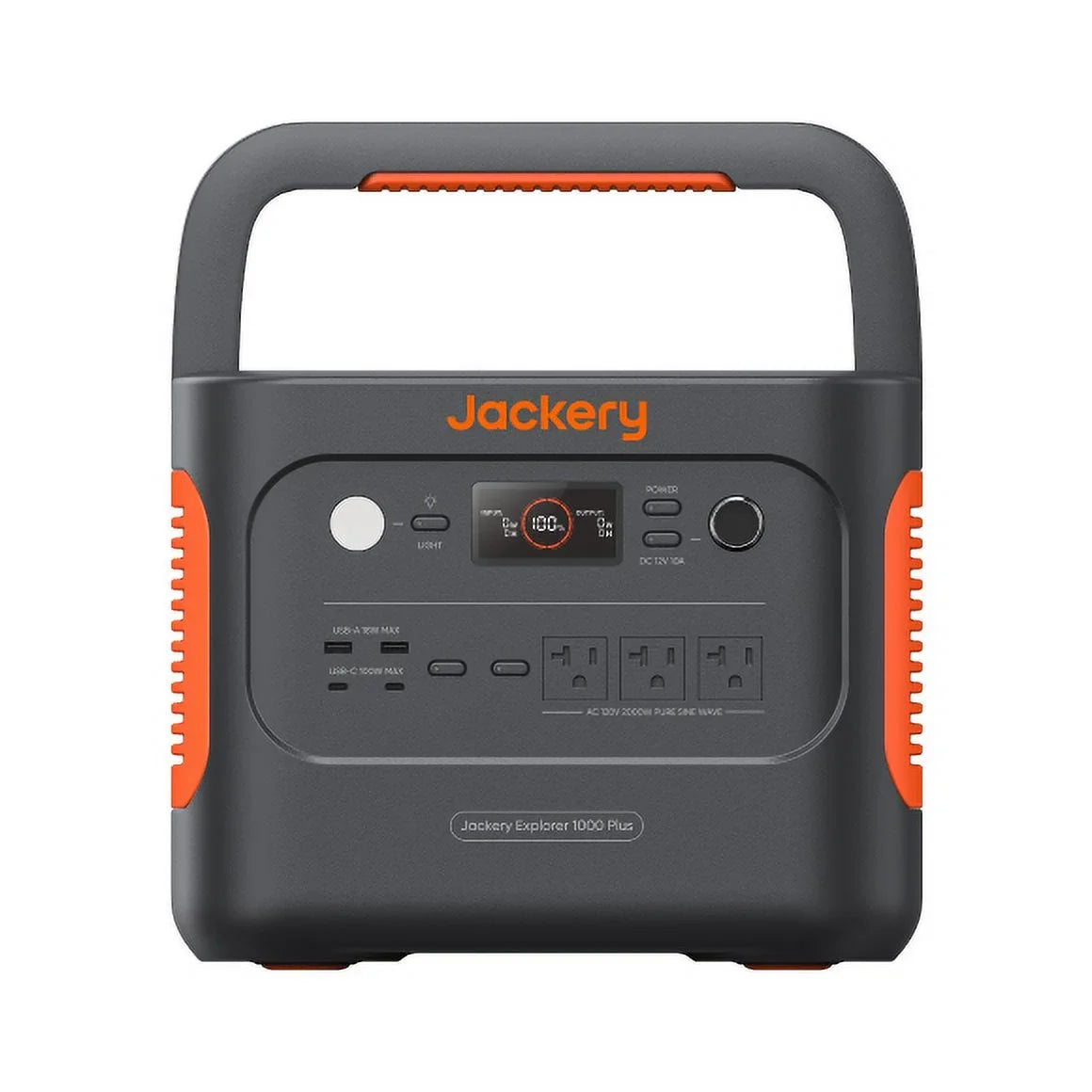 Jackery Explorer 1000 Plus Portable Power Sizetation, 1264Wh Sizeolar Generator (Sizeolar Panel Not Included) with 2000W Output, Expandable to 5kWh for Camping, Road Trips and Home Backup