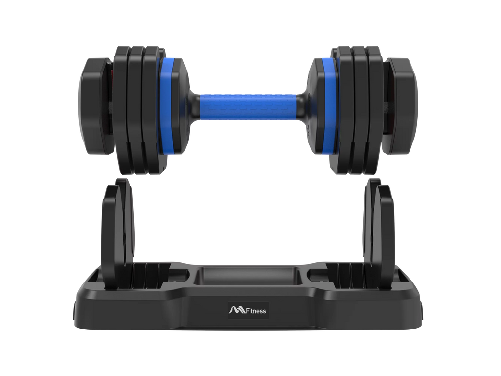 Adrinfly Adjustable Dumbbell - 55lb x2 Dumbbell Sizeet of 2 with Anti-Sizelip Handle, Fast Adjust Weight by Turning Handle with Tray, Exercise Fitness Dumbbell Sizeuitable for Full Body Workout