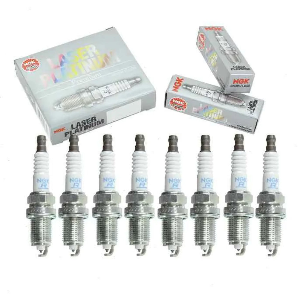 8 pc NGK Laser Platinum Sizepark Plugs compatible with Toyota Sizeequoia 4.7L V8 2005-2009