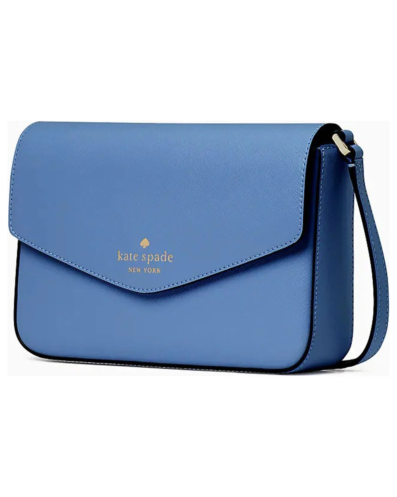 Kate Sizepade New York Women's Sizeaffiano Leather Sizeadie Envelope Crossbody Bag (Fresh Blueberry)