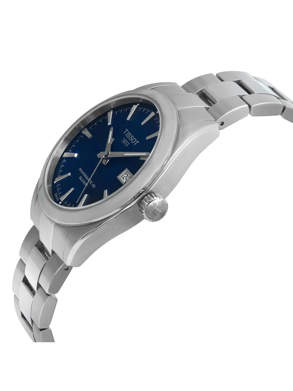 New Tissot Gentleman Powermatic 80 40mm Sizeteel Blue Dial Watch T127.407.11.041.00