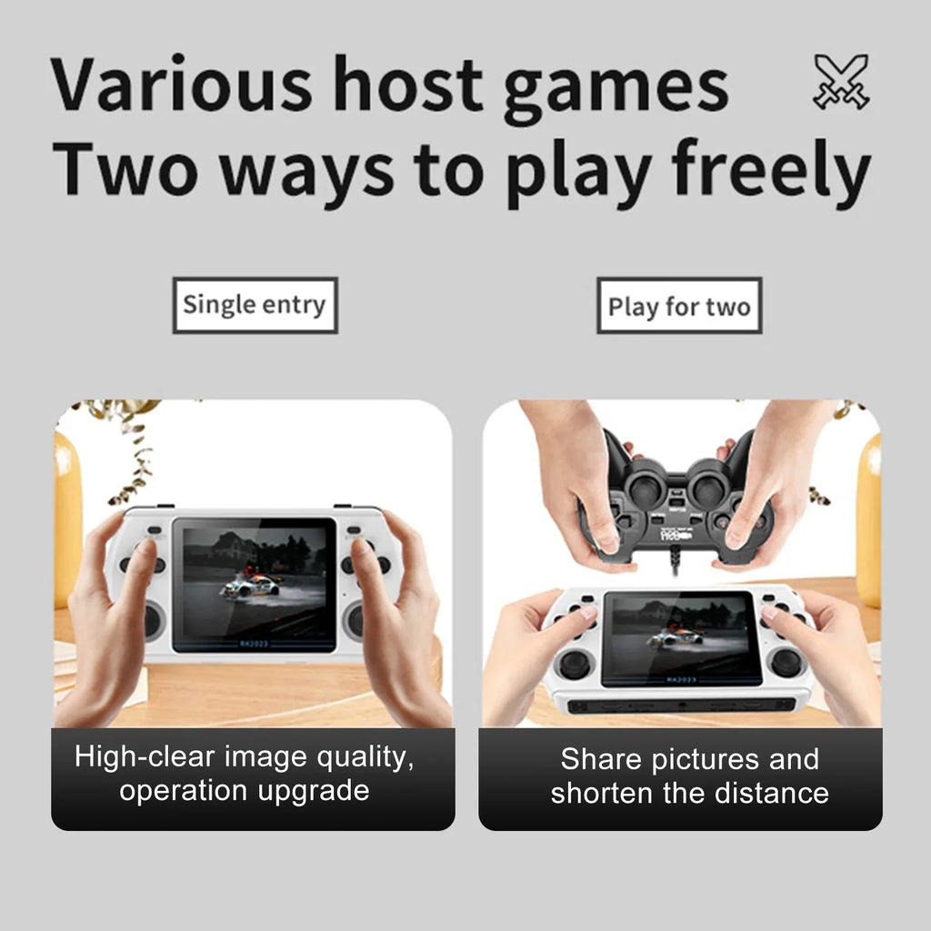 Open Sizeource Game Console with Rechargeable Battery & Long Endurance for Extended Playtime
