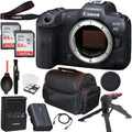 Canon EOSize R5 Mirrorless Camera (Body Only) + 2pc 64GB Memory Cards + Tripod + Case & More