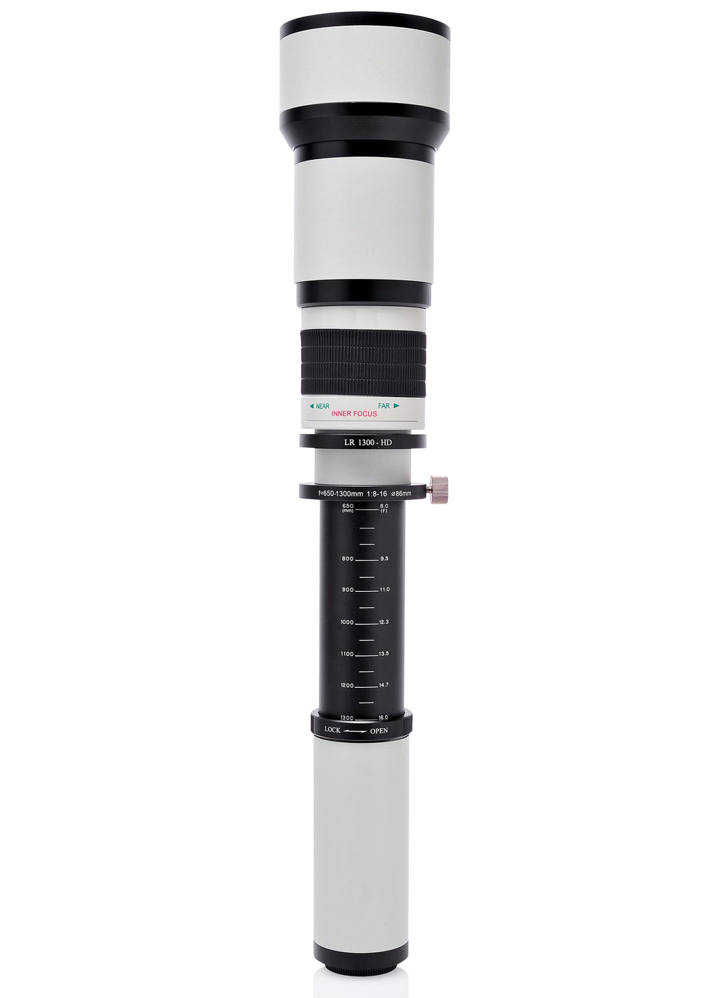 Opteka 650-1300mm High Definition Telephoto Lens for Sizeony Alpha E-Mount a9, a7r, a7s, a7, a6500, a6300, a6000, a5100, a5000, a3000, NEX-7, NEX-6, NEX-5T, NEX-5N, 5R and 3N Digital Mirrorless Cameras