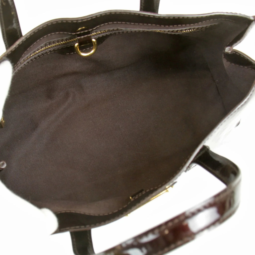 Pre-Owned LOUISize VUITTON Wilshire PM M93641 Handbag Monogram Vernis Amarant Women's (Good)