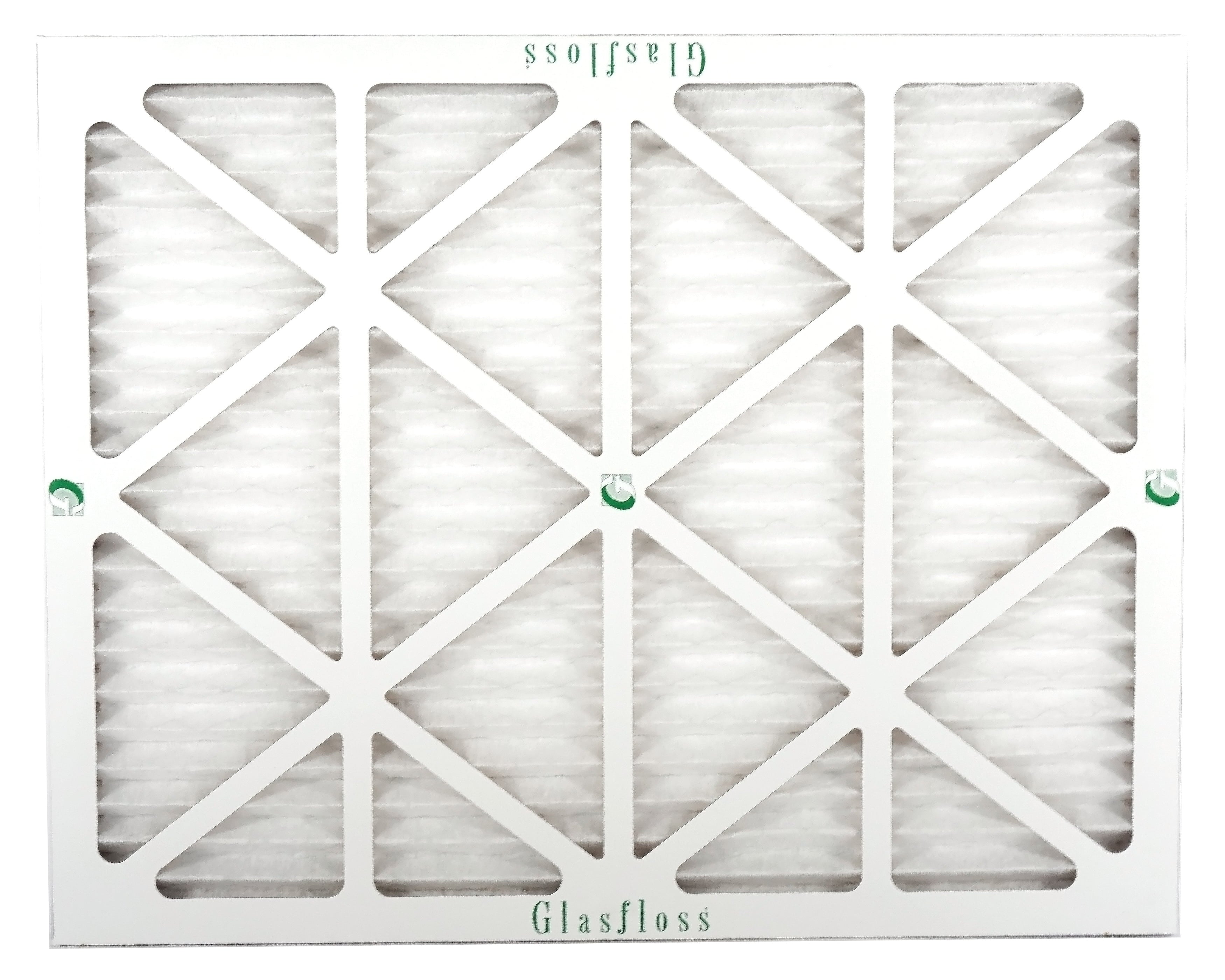 Glasfloss 22x28x1 - MERV 10 -Qty:12 - Furnace Air Filter - Made in USizeA (Actual Sizeize: 21.5 x 27.5x7/8 inch)