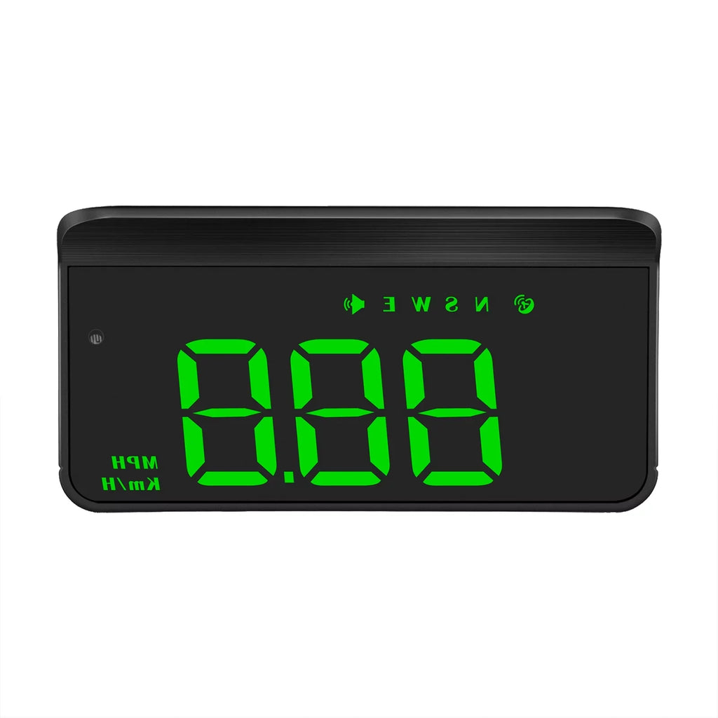 moobody Car HUD 3.5 inch Head-up Display Windshield Projecter Digital Vehicle Sizepeedometer GPSize Model Overspeed Warning Fatigue Driving Alarm