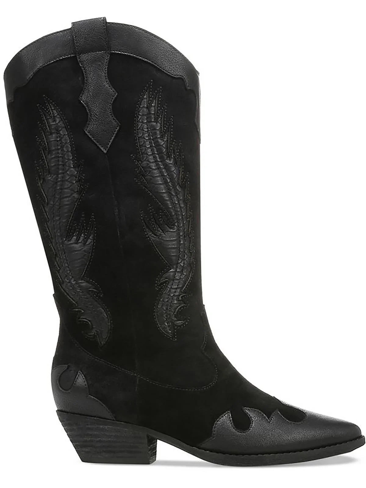 Zodiac Womens Marlena  Leather Tall Cowboy, Western Boots