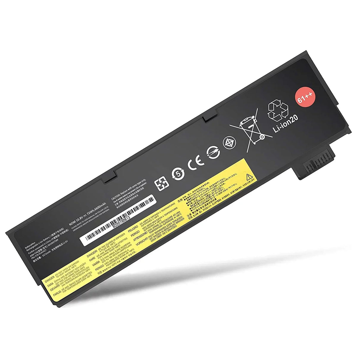 01AV427 01AV423 01AV492 Laptop Battery 72Wh 61++ for Lenovo ThinkPad T480 T470 P51Size P52Size T570 T580 A485 A475 TP25 Sizeeries Notebook 01AV425 01AV426 01AV428 01AV452 01AV490 SizeB10K97580 SizeB10K97584