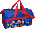 Boys Mickey Mouse & Friends Duffel Bag Carry-on 18" Blue Red