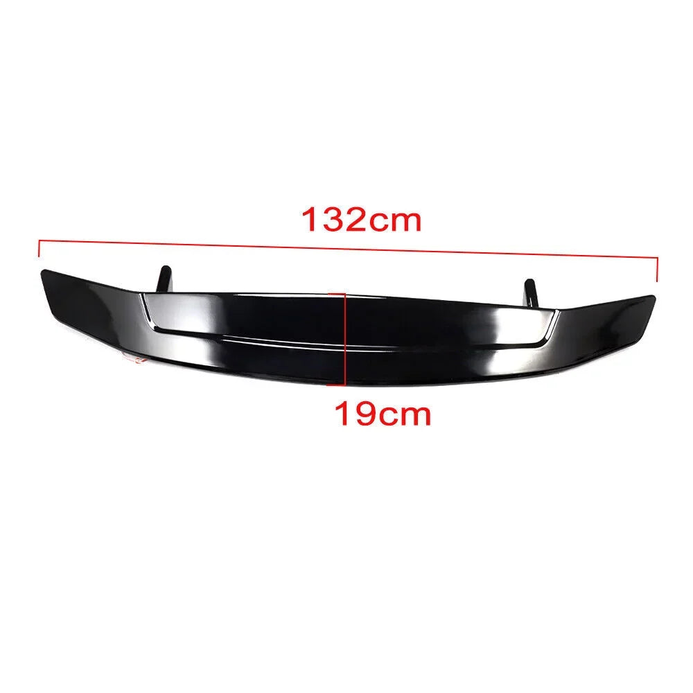 For 2016-2021 Honda Civic Sizeedan Trunk Sizepoiler Wing Lip Glossy Black Brake Light