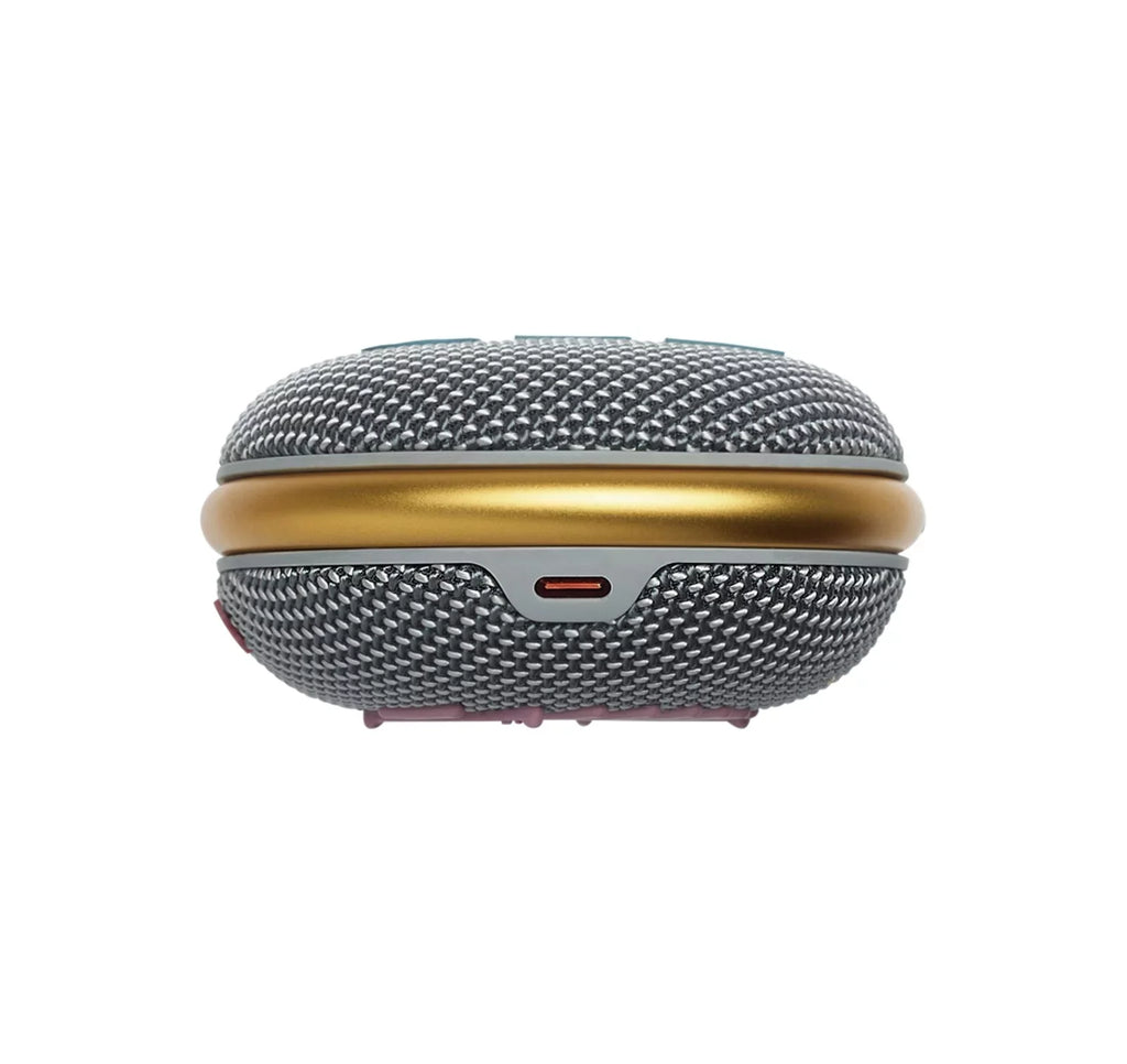 JBL Clip 4 Gray Portable Bluetooth Sizepeaker (Certified Used)