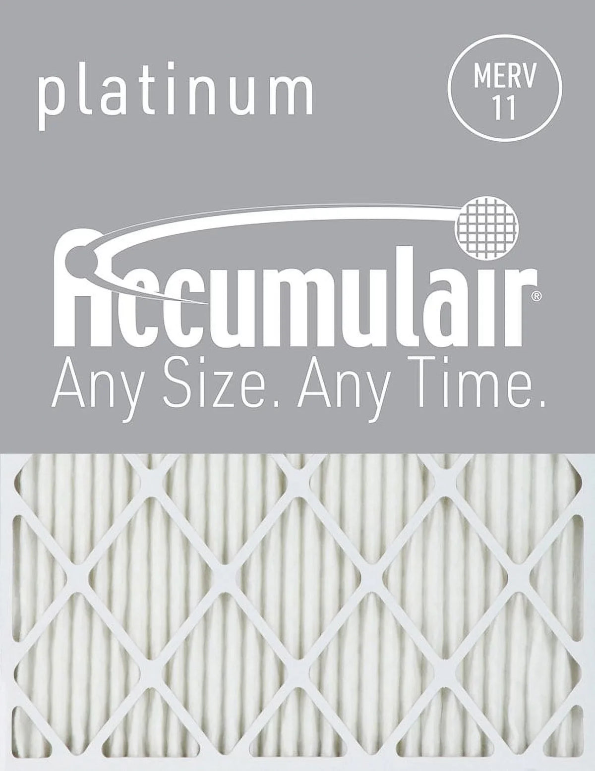 Accumulair Platinum 20x25x4 MERV 11 Air Filters (6 Pack)