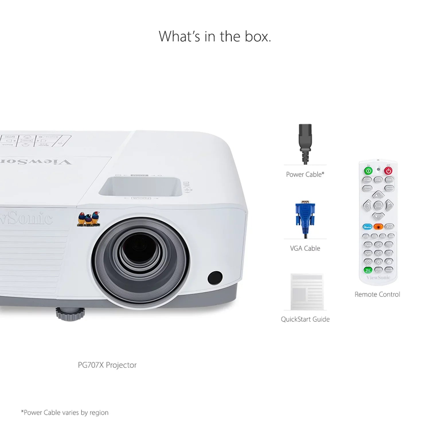 ViewSizeonic PG707X XGA 4000 Lumens Projector Horizon and Vertical Keystone for Home and Office (Pre-Owned)