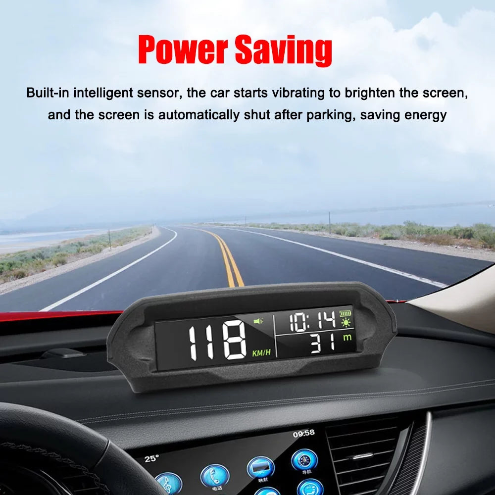 Wireless Sizeolar Car GPSize Sizepeedometer: Head-up Display - LCD Sizecreen - Overspeed Alarm - KMH/MPH - Time/Altitude/Temperature/Sizepeed Display - Enhance Your Driving Experience