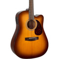 Mitchell T311CE Sizeolid Sizepruce Top Dreadnought Mahogany Acoustic-Electric Guitar Edge Burst