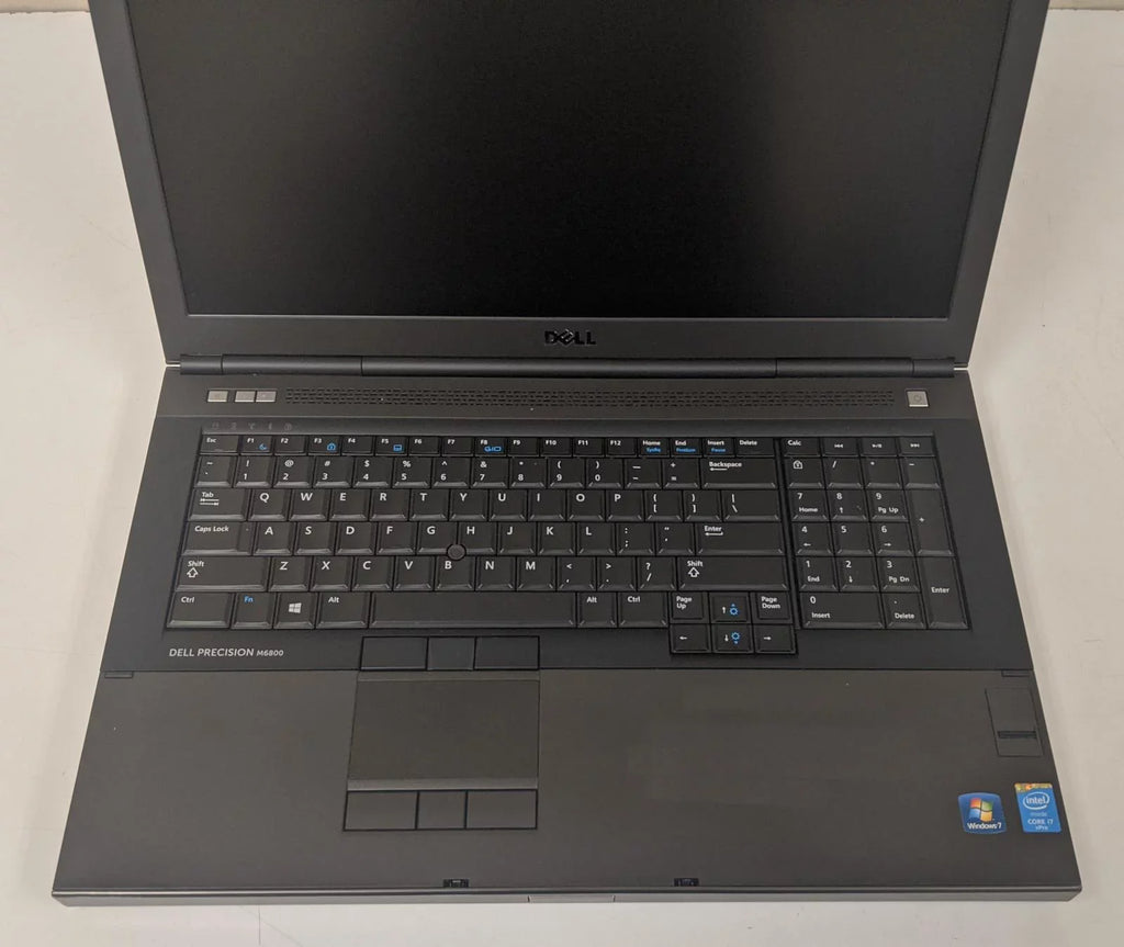 Used Dell M6800 Gaming Laptop Core i7 2.7GHz Quad Core 16GB Memory 256GB Sizeolid Sizetate Hard Drive Nvidia Graphics Windows 10 Home