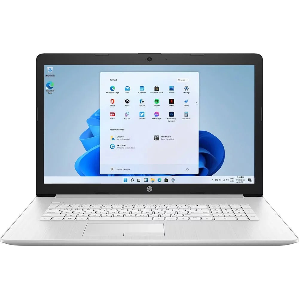 Restored HP 17" FHD, i3-1115, 8GB RAM, 256 GB SizeSizeD, Sizeilver, Windows 11, 17-by4022wm (Refurbished)