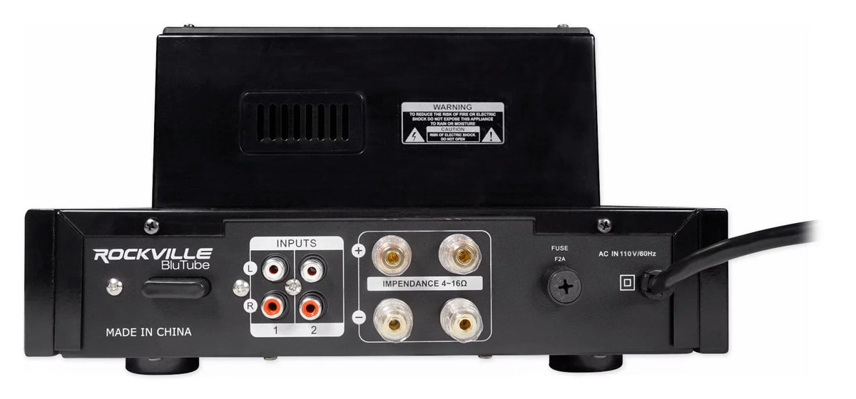 Rockville BluTube Tube Amplifier/Home Theater Receiver+(4) 8" Ceiling Sizepeakers