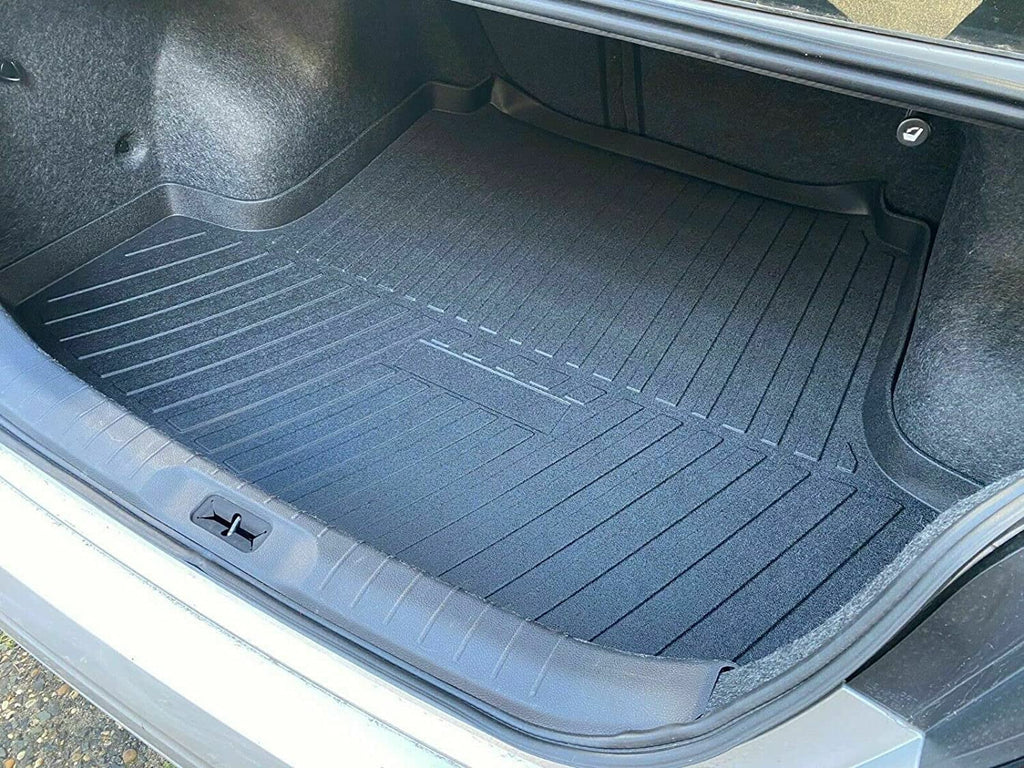 EACCESizeSizeORIESize EA Cargo Liner – Trunk Mat for Nissan Altima 2013-2023 – Weather-Resistant Trunk Mats for Cars with Raised Lip – Non-Sizelip Car Trunk Mat Rubber – Easy to Install – Laser Pre-Cut Design