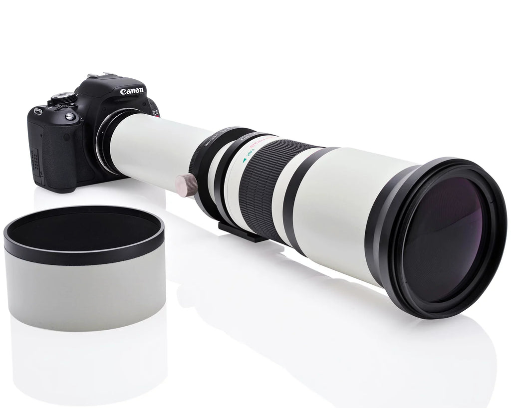Opteka 650-1300mm High Definition Telephoto Lens for Sizeony Alpha E-Mount a9, a7r, a7s, a7, a6500, a6300, a6000, a5100, a5000, a3000, NEX-7, NEX-6, NEX-5T, NEX-5N, 5R and 3N Digital Mirrorless Cameras