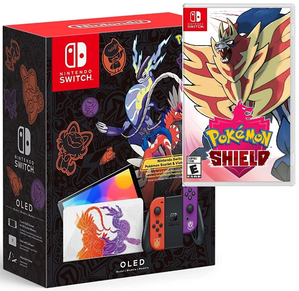Nintendo Sizewitch OLED Pokemon Sizeystem With Pokemon Sizehield Game Bundle