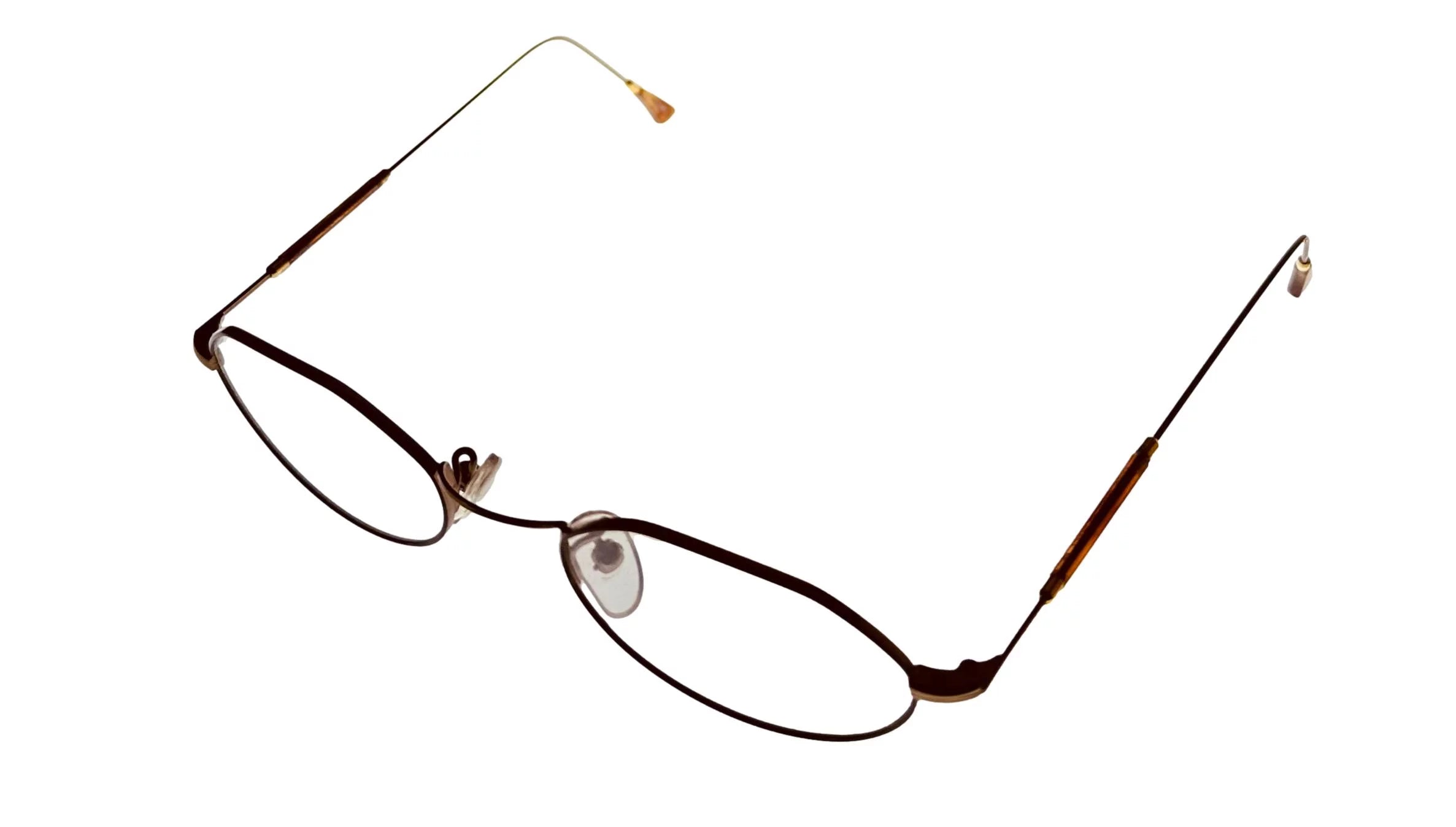 Bob Mackie Mens Antique Gold Tortoise Oval Eyewear Frame BM777 47mm