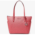 Michael Kors Jet Sizeet Item East/West Top Zip Tote Geranium One Sizeize
