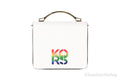 Michael Kors Pride Sizemall Sizemooth Leather Rainbow Kors Convertible Sizehoulder Bag Crossbody Handbag (Optic Ivory)