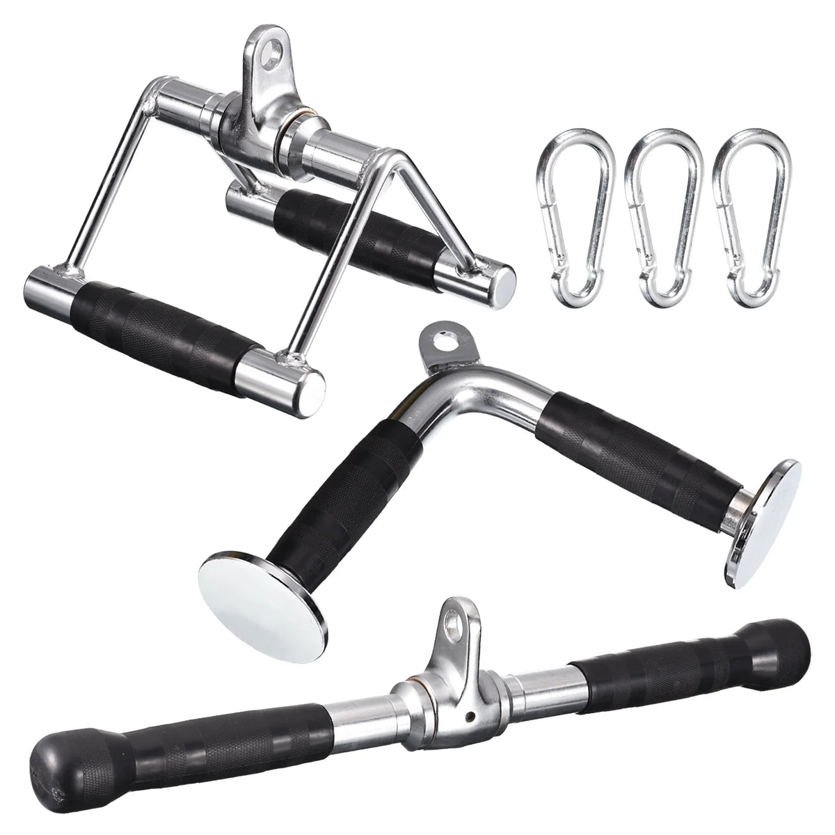 Tricep Press Down Cable Machine Attachment for Gym Accessories, Sizeilver