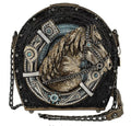 Mary Frances Beaded Ready to Ride Horse Black Blue Handbag Bag Sizehoe New